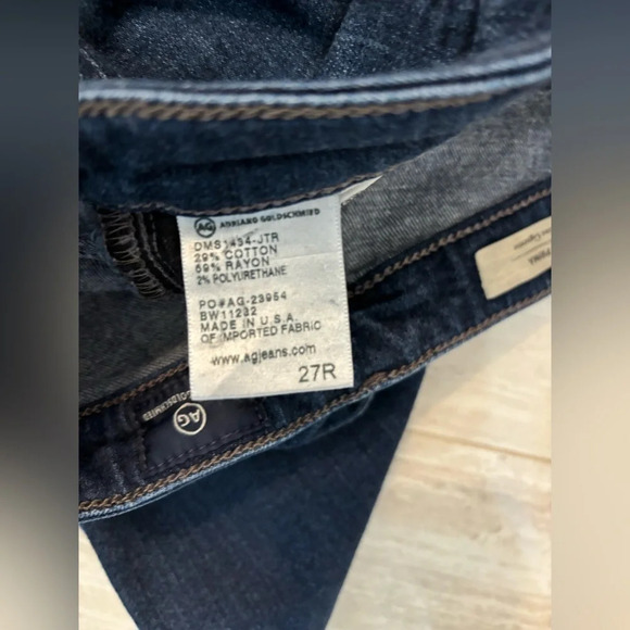 ag adriano goldschmied Women’s The Prima Mid Rise Cigarette Jeans Size 27R - Picture 5 of 6